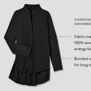 ADAY Black Something Borrowed Shirt